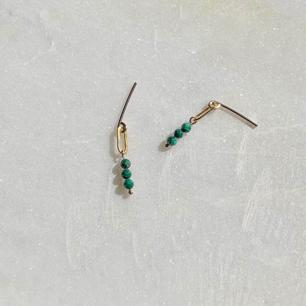 Malachite 0 Studs