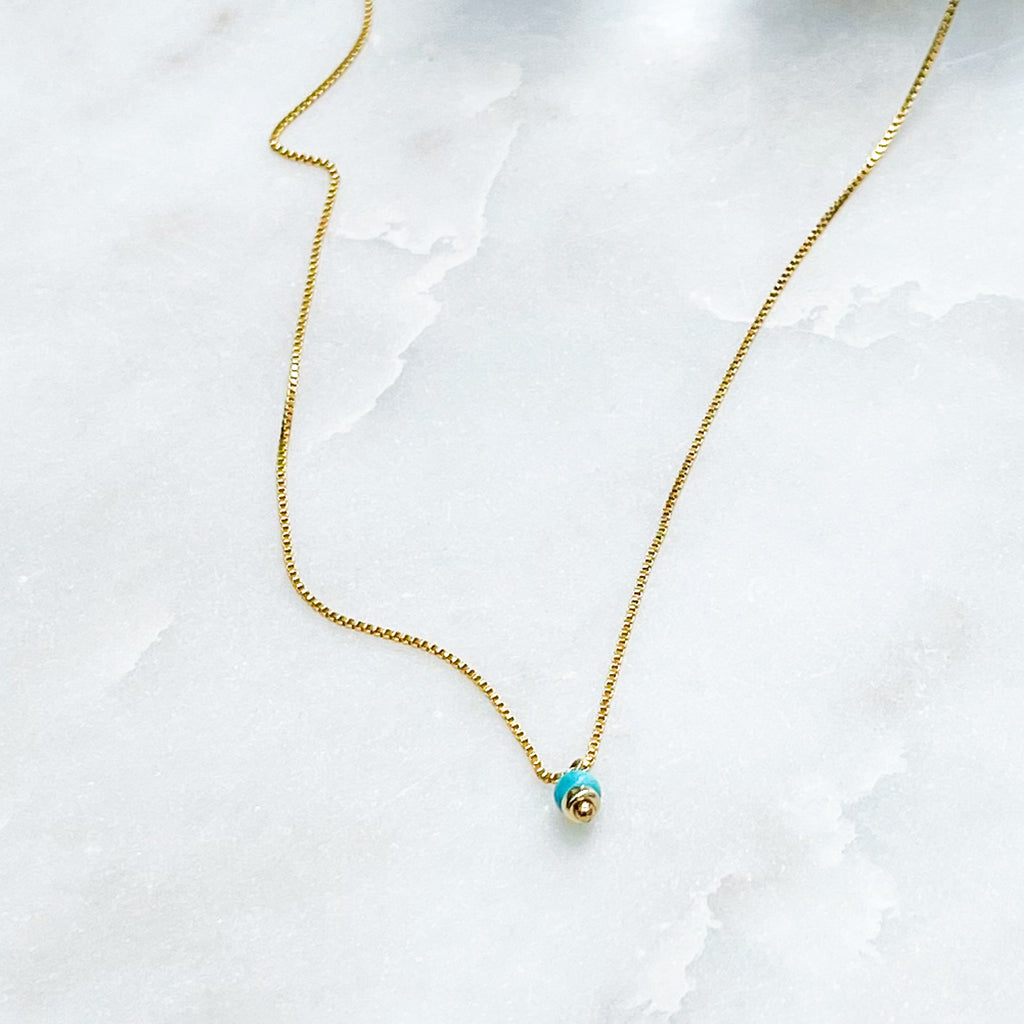 Turquoise Charm Drop