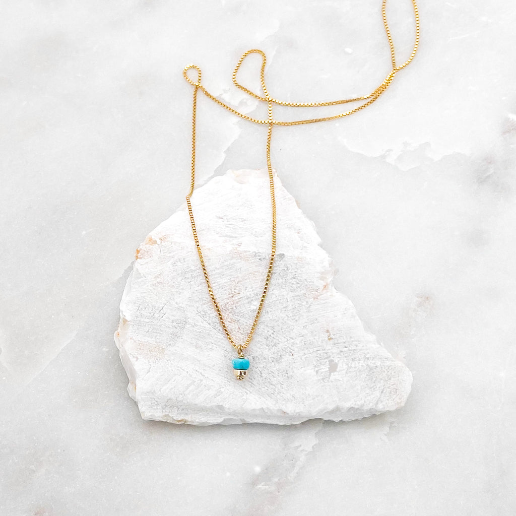 Turquoise Charm Drop