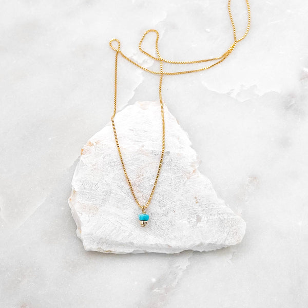 Amy Tamblyn Turquoise Charm Drop