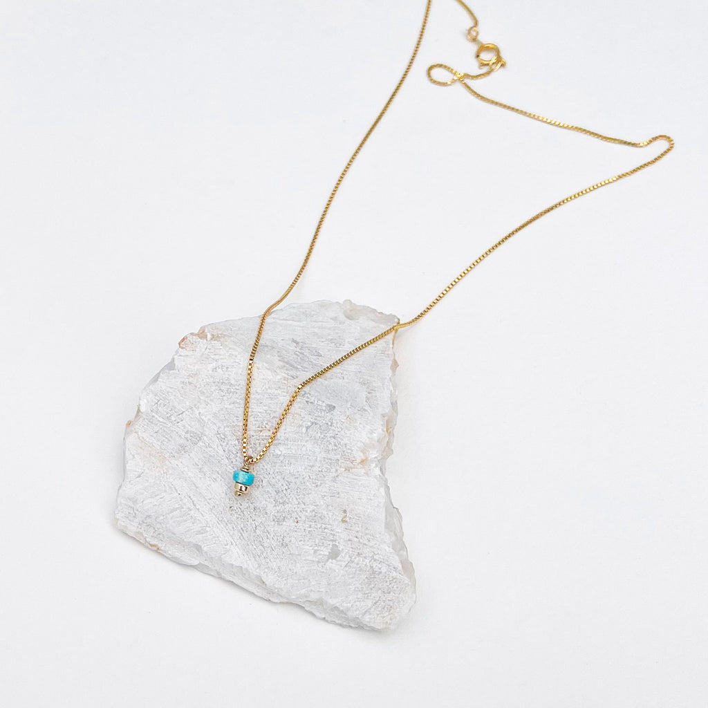 Turquoise Charm Drop