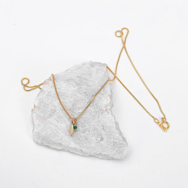 Amy Tamblyn Green CZ Drop