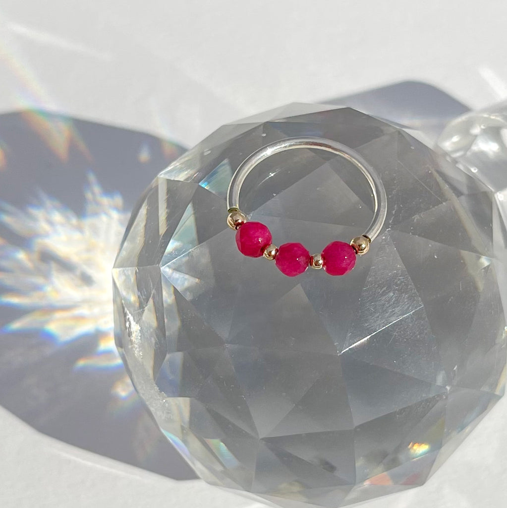Faceted Rubies