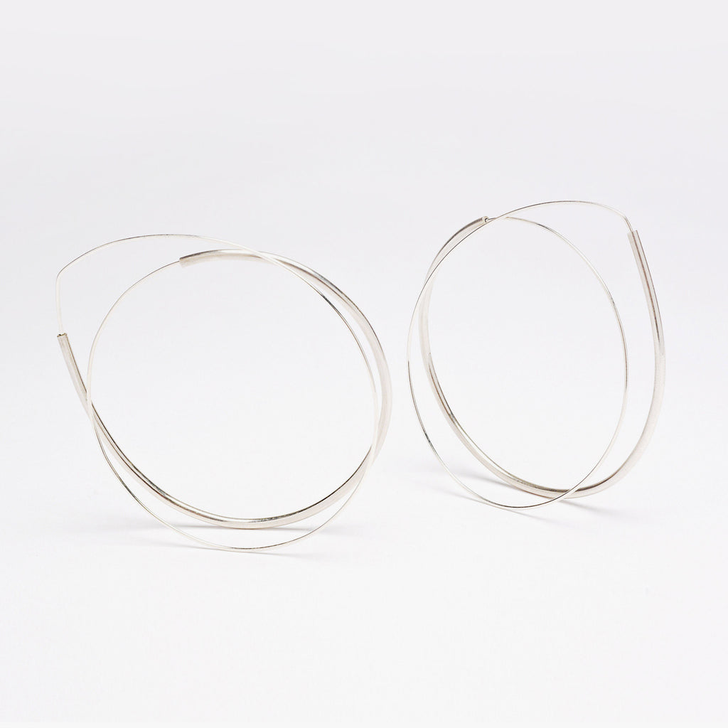 Lunar Hoops - Silver