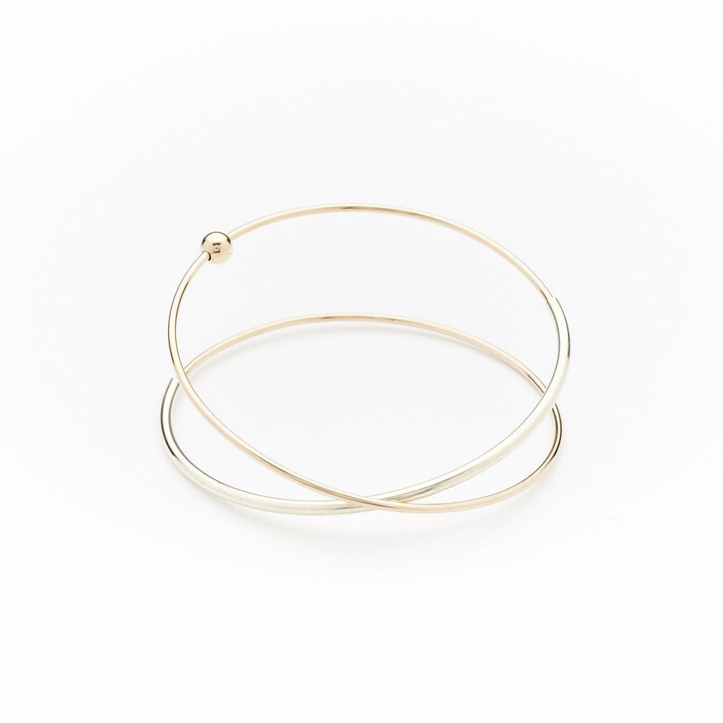 Gold Lunar Bangle