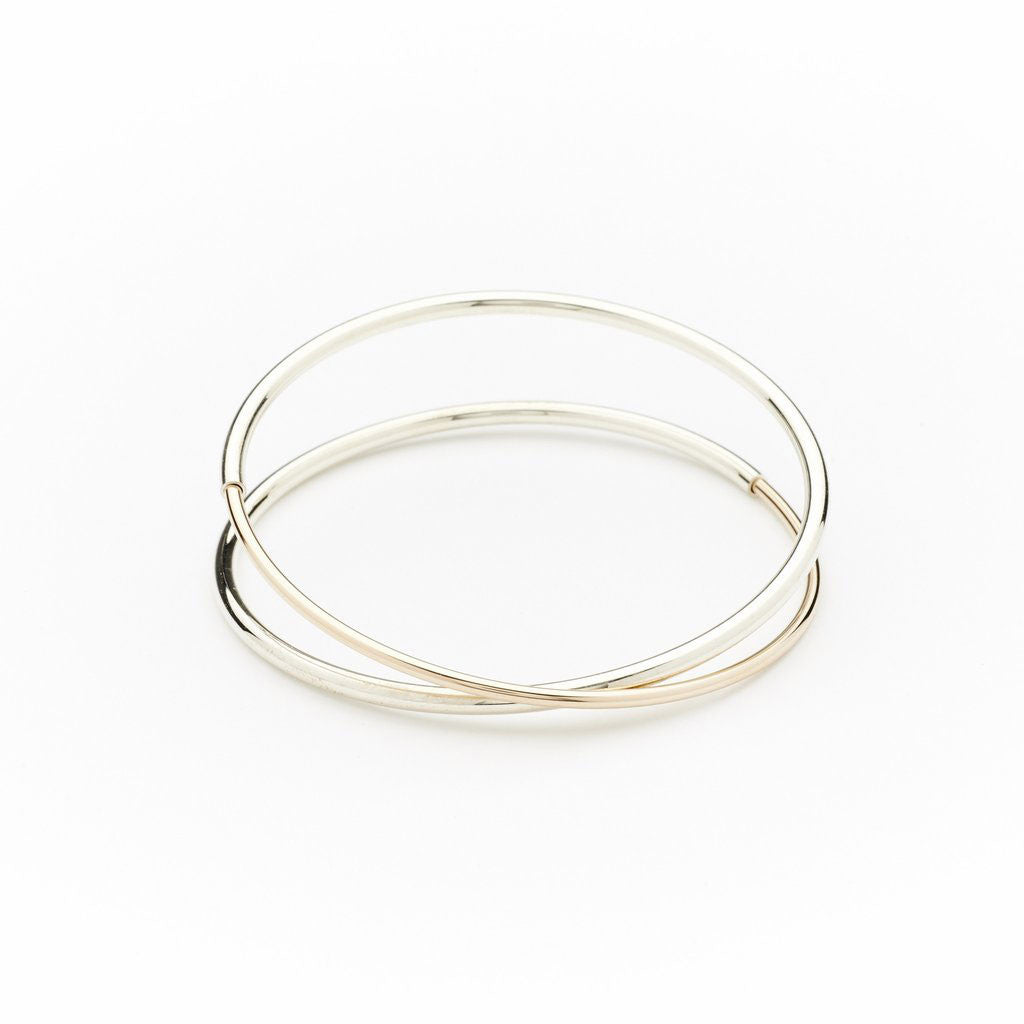 Silver Lunar Bangle