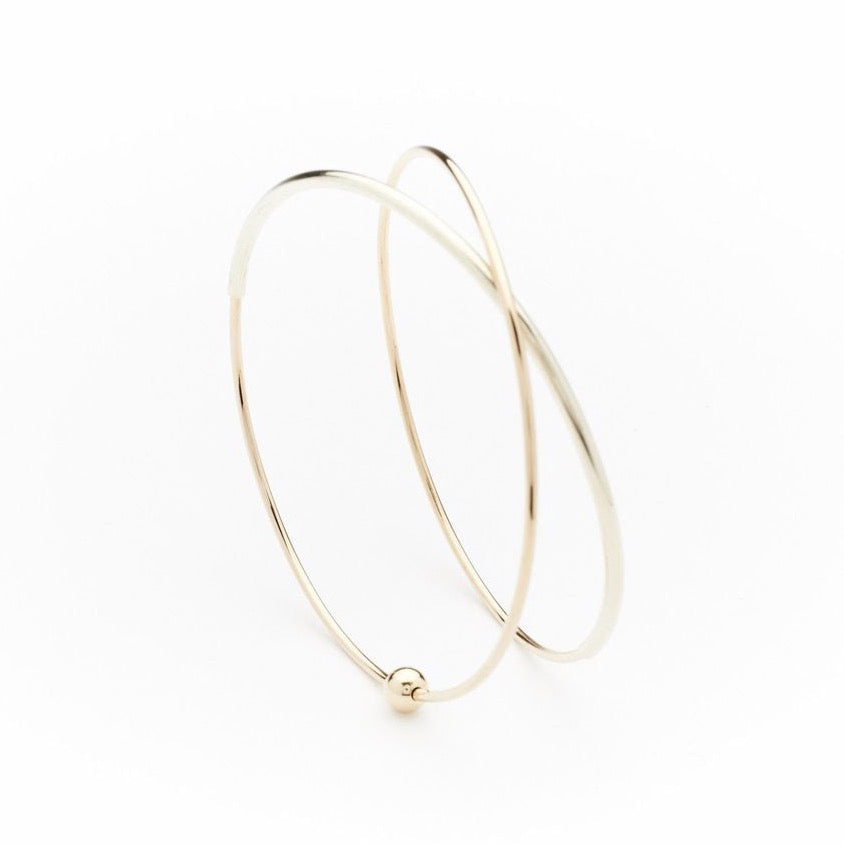 Gold Lunar Bangle