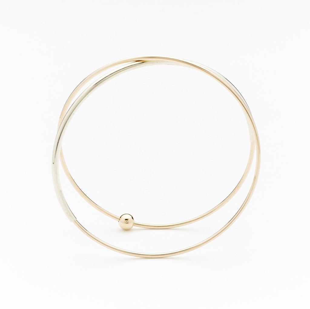 Gold Lunar Bangle